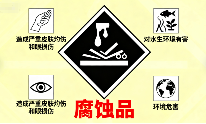 腐蚀性化学品有多可怕？安全防护指南！⚠️