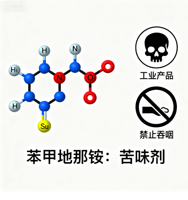 苯甲地那铵：揭秘“最苦物质”的极致苦味、工业妙用与安全性真相