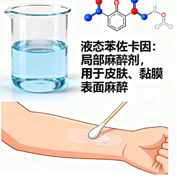 液态苯佐卡因：医疗场景中的快速止痛先锋、剂型差异与保存要点解析