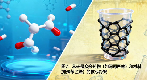 苯的结构简式：不仅仅是C₆H₆，更是有机世界的基石