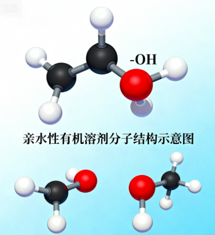 亲水性有机溶剂：化学世界中的“水之友”